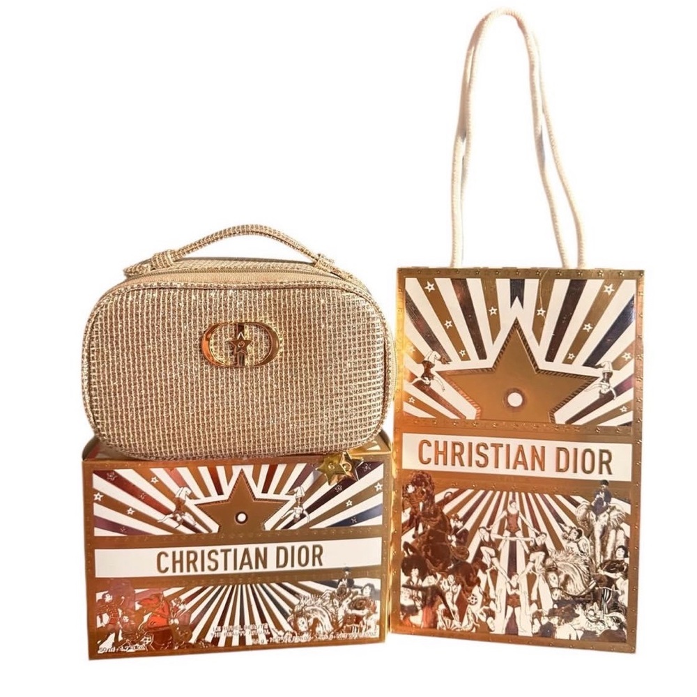 Dior Gold Women's vanity Bag